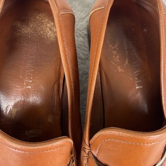 Bruno Magli Brown Leather Loafers - Picture 10 of 10
